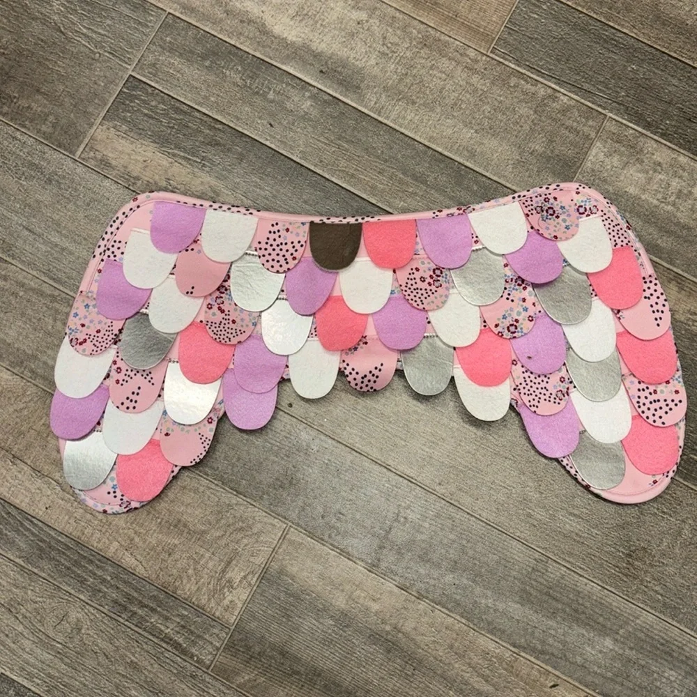 Matilda Jane Magical Patchwork Felt Wings‎ Size Small